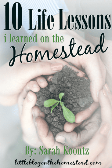 Featured on the Homestead Blog Hop -10-Life-Lessons-I-learned-on-the-Homestead