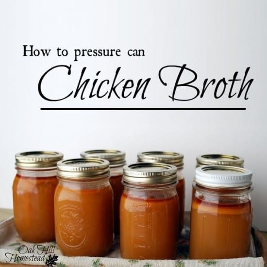 Featured on the Homestead Blog Hop -Pressure Canning Broth