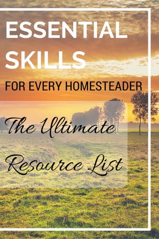 Featured on the Homestead blog Hop - Essential Skills for Every Homesteader