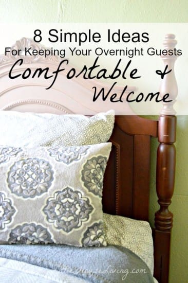 Featured on the Homestead Blog hop - Keeping Guests Comfortable
