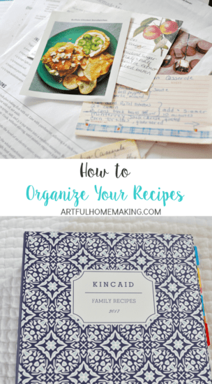 Homestead Blog Hop Feature - How-to-Organize-Recipes