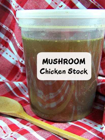 Homestead Blog Hop Feature - DIY Mushroom Chicken Stock