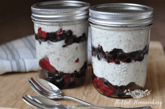 Homestead Blog Hop Feature - make-ahead-thm-breakfast-berry-chia-yogurt