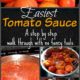 How to Process Tomatoes for Sauce