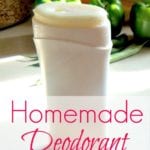 Homemade Deodorant with all natural ingredients from Simple Life Mom