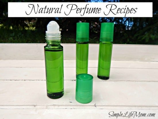 Make these 2 types of organic perfume: a solid perfume made with body balm and essential oils and a body spray with witch hazel and aloe vera. Natural perfume.