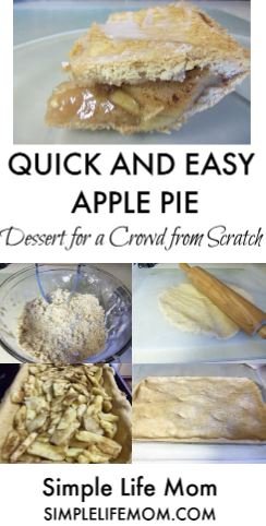 Quick and Easy Apple Pie Recipe From Scratch by Simple Life Mom