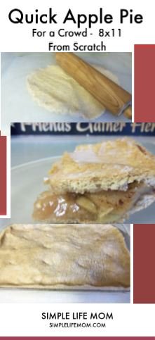 Quick and Easy Apple Pie Recipe From Scratch by Simple Life Mom