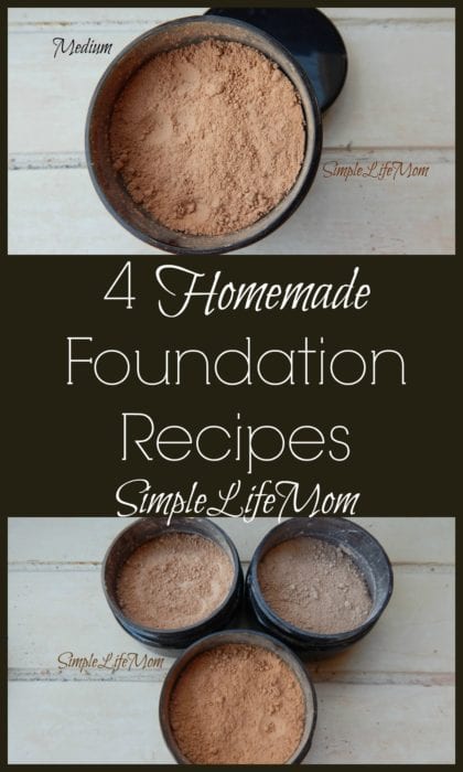 4 Homemade Foundation Recipes from Simple Life Mom