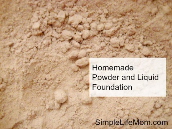 2014 Best Homemade Beauty Recipes - Homemade Powder and Liquid Foundation by Simple Life Mom