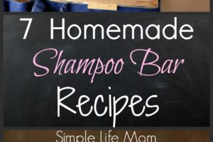 7 Homemade Shampoo Bar Recipes - cold process soap from Simple Life Mom