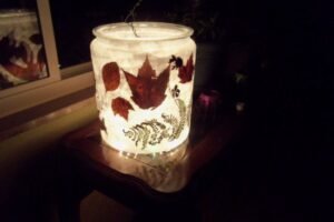 Autumn Glass: A Beautiful Fall Craft
