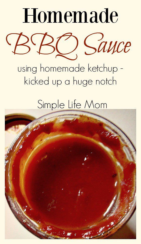 Homemade BBQ Sauce from Simple Life Mom