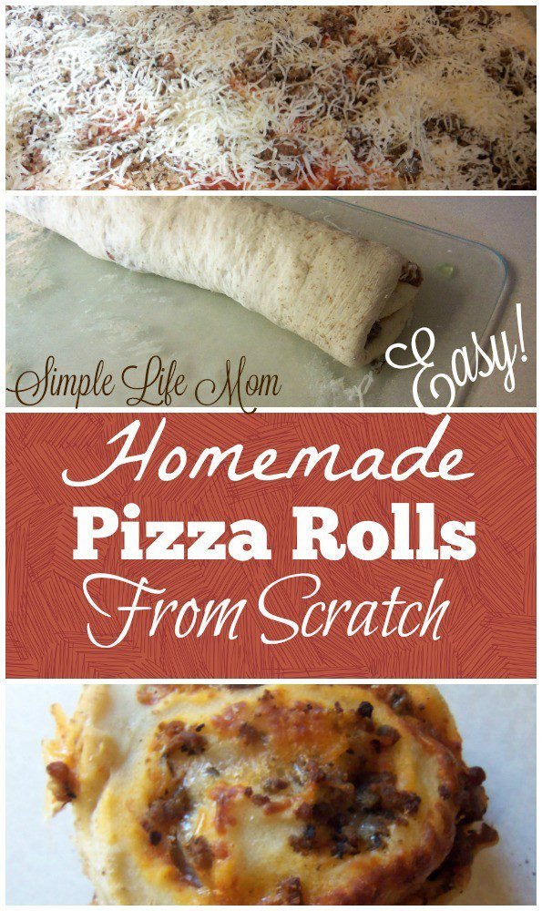 Homemade Pizza Rolls from Scratch from Simple Life Mom