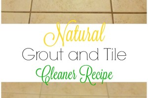 Natural Grout and Tile Cleaner Recipe from Simple Life Mom