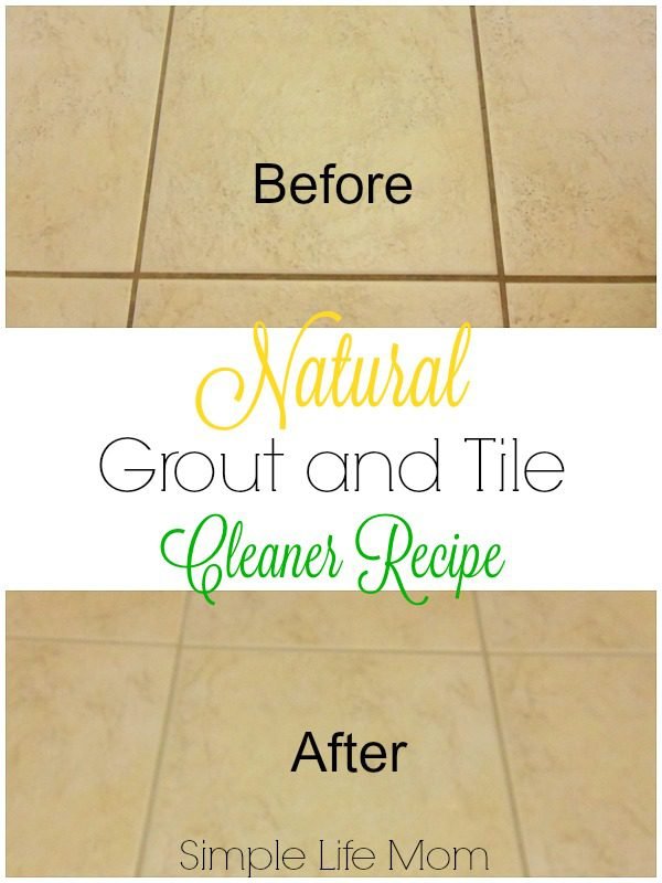 Natural Grout and Tile Cleaner Recipe from Simple Life Mom