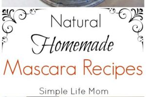 Natural Homemade Mascara Recipes from Simple Life Mom