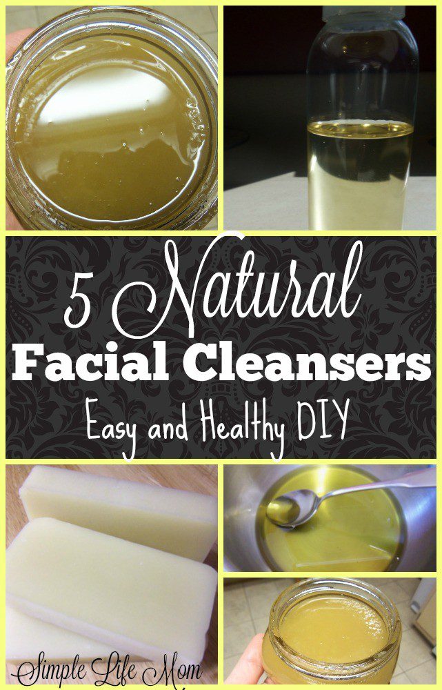 5 Natural Facial Cleansers - an Easy and Healthy DIY from Simple Life Mom