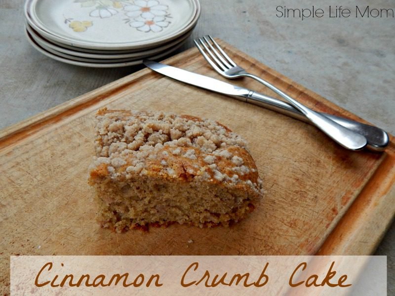 Cinnamon Crumb Cake from Simple Life Mom