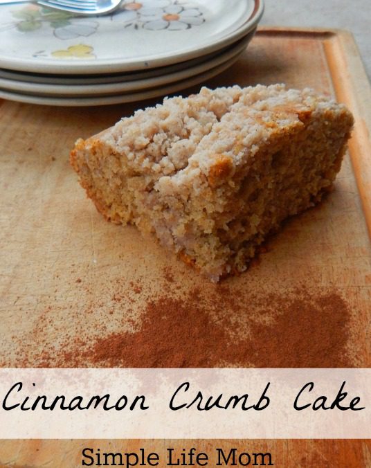 Cinnamon Crumb Cake from Simple Life Mom