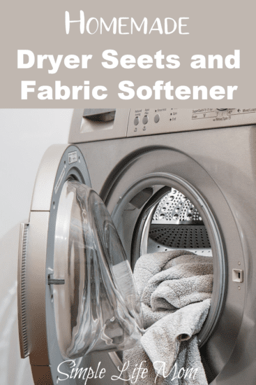 Homemade Dryer Sheets and Fabric Softener - Healthy Ingredients