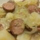 Easy Traditional Crockpot Sauerkraut and Kielbasa