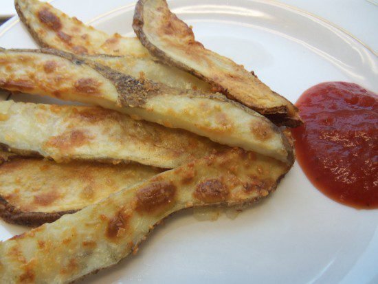 Parmesan Fries and Ketchup