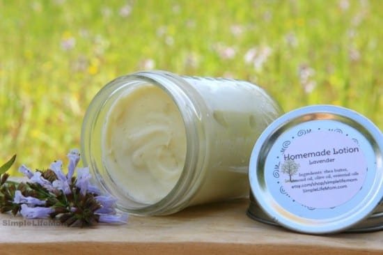 21 Handmade Christmas Gifts - Homemade Lotion by Simple Life Mom