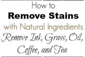 How to Remove Stains with Natural Ingredients from Simple Life Mom