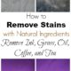 How to Remove Stains Naturally