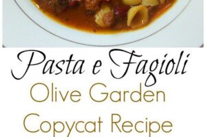 Pasta e Fagioli Olive Garden Copycat Recipe with Homemade beef bone broth from Simple Life Mom