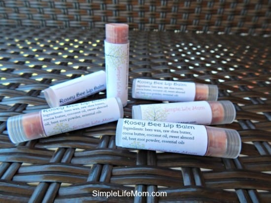 Homemade lip stick by Simple Life Mom