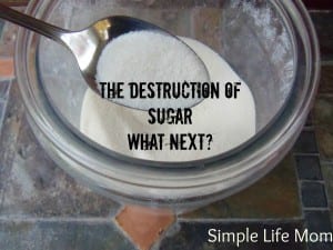 The Destruction of Sugar
