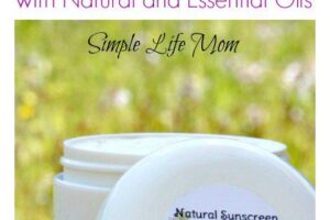 4 Homemade Natural Sunscreen Recipes with essential oils from Simple Life Mom