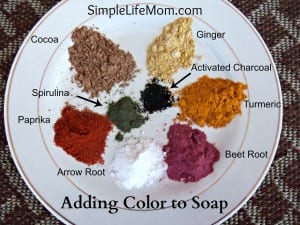 Top 10 Natural Beauty and Body Recipes: Adding Color to Your Soap - natural, healthy, and non-toxic alternatives for adding color to your beautiful soap creations