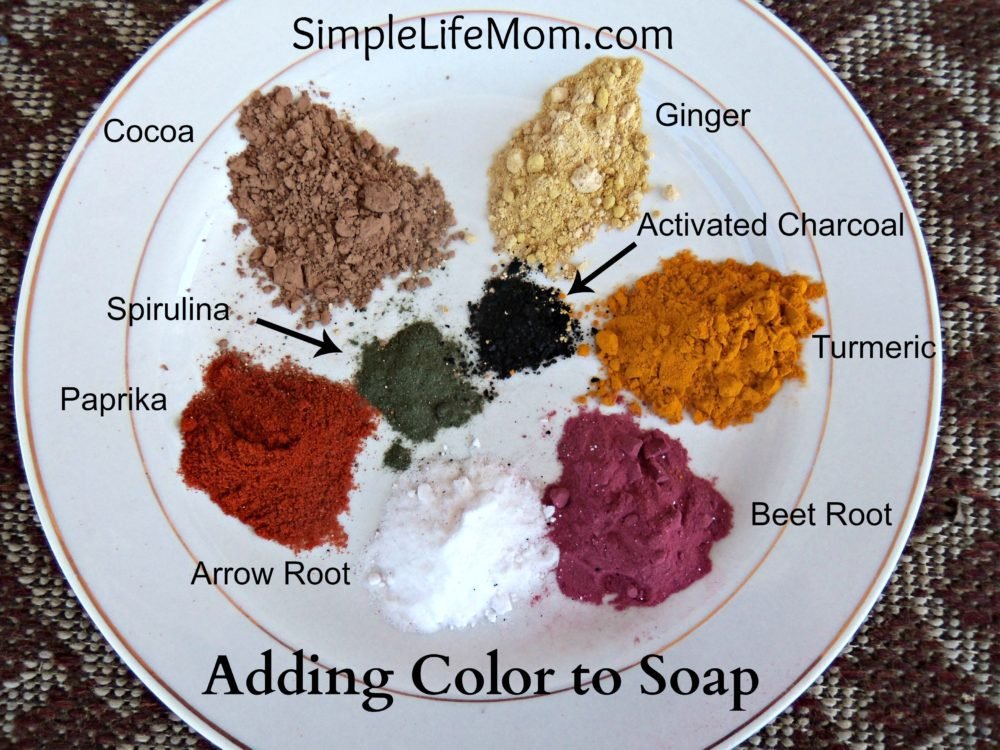 How to Add Color to Soap with Natural Ingredients Simple Life Mom