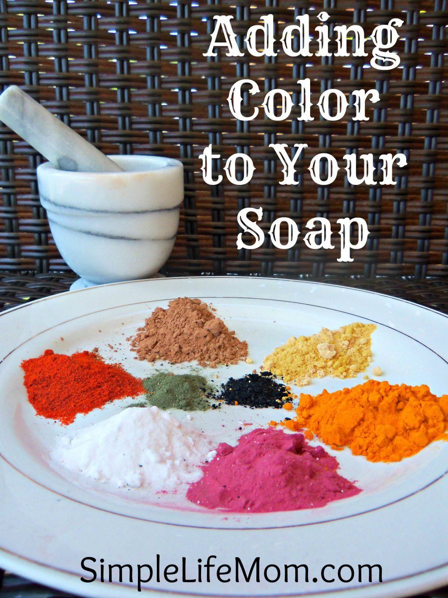 How To Add Color To Soap With Natural Ingredients Simple Life Mom   Adding Color To Your Soap 900x1200 