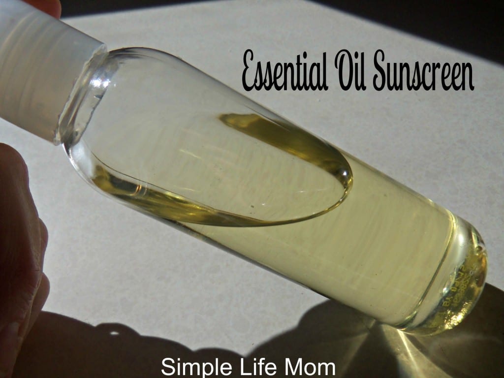 Essential Oil Homemade Sunscreen - natural sunscreen recipes