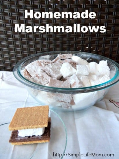 Learn how to make Homemade Marshmallows with healthy ingredients 