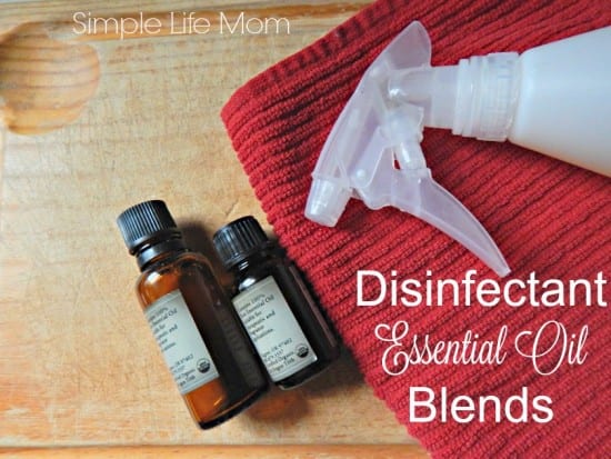 disinfectant essential oil blends for healthy cleaning products from Simple Life Mom