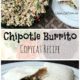 Easy Chipotle Burrito Copycat Recipe