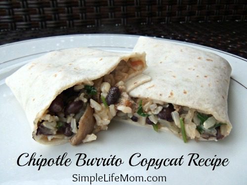 Chipotle Burrito Copycat Recipe - great Mexican flavor at home