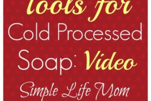 Tools for Cold Processed Soap Video from Simple Life Mom