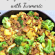 One Skillet Meat and Potatoes Recipe with Turmeric
