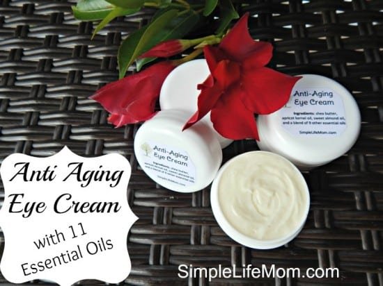 2014 Best Homemade Beauty Recipes - Anti Aging Eye Cream with 11 Essential Oils by Simple Life Mom