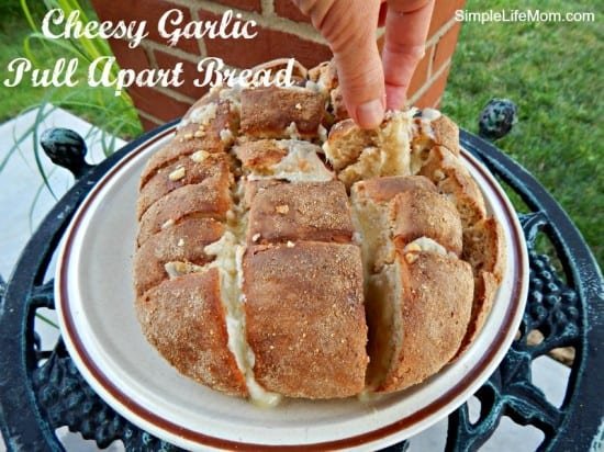 Easy Cheesy Pull Apart Garlic Bread