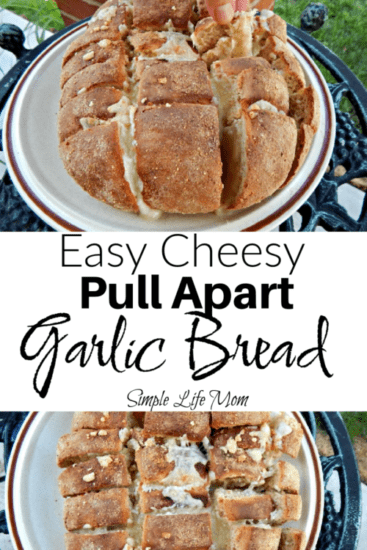 Easy Cheesy Pull Apart Garlic Bread