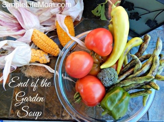 End of the Garden Vegetable Beef Soup - a quick and easy meal by Simple Life Mom