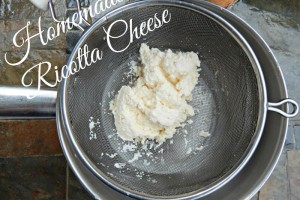 How to Make Homemade Ricotta Cheese