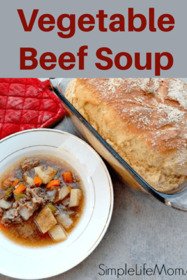 Quick and Easy Vegetable Beef Soup Recipe